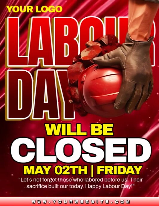 Copy of Labour Day Closure: Honoring the Hands That Built the Future ...