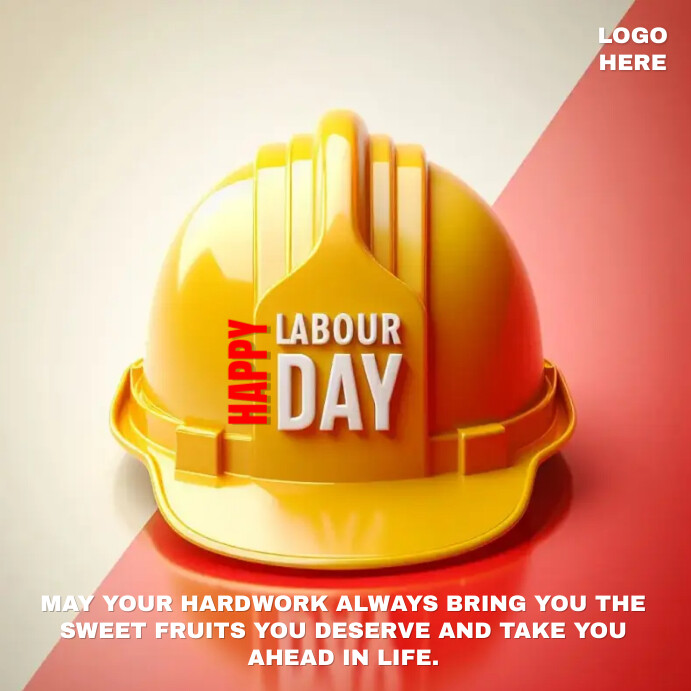 Labour Day Instagram Post template
