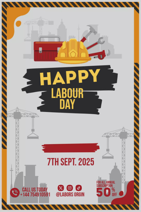 Labour day Template | PosterMyWall