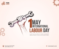 Blanco International Labour Day สามเหลี่ยมขนาดกลาง Template