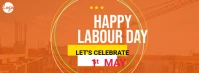 Labour day facebook cover template