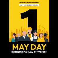 Labour Day Instagram post template