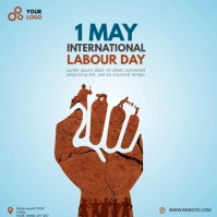 Labour Day Instagram post Square (1:1) template