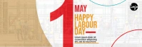Labour day linkedin banner template