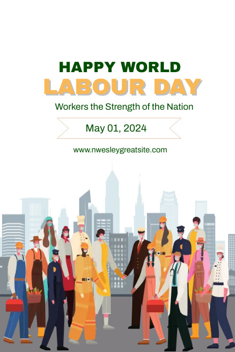 Labour Day Template Poster