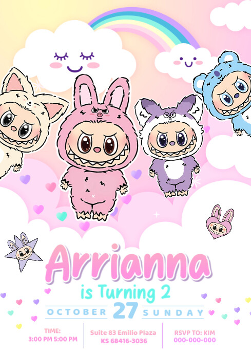 Labubu Template | PosterMyWall