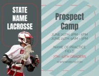Lacrosse Camp Flyer template