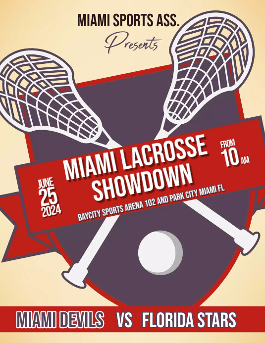 Lacrosse Template PosterMyWall