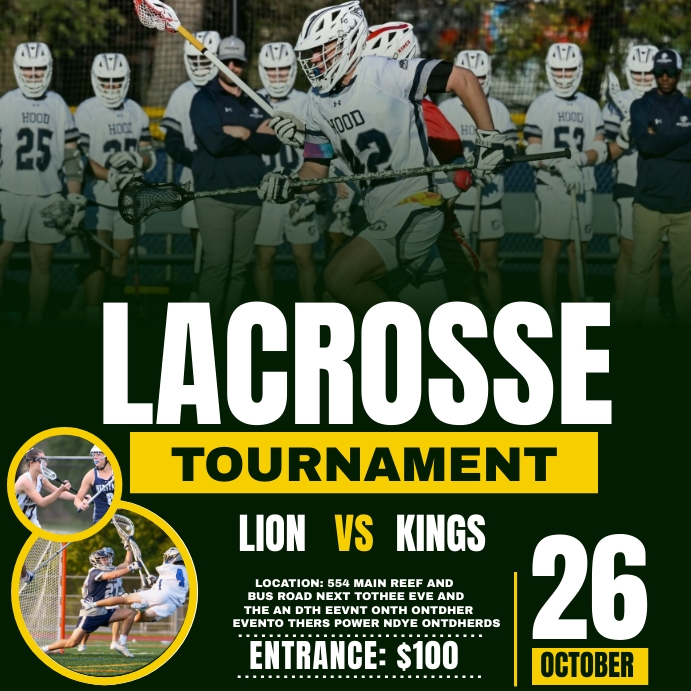 Lacrosse Template PosterMyWall