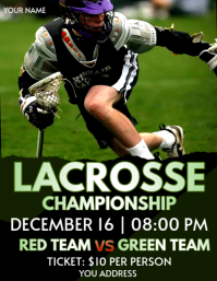 LACROSSE Flyer (US Letter) template