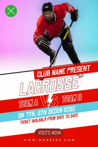 Lacrosse Flyer Grafik Pinterest template