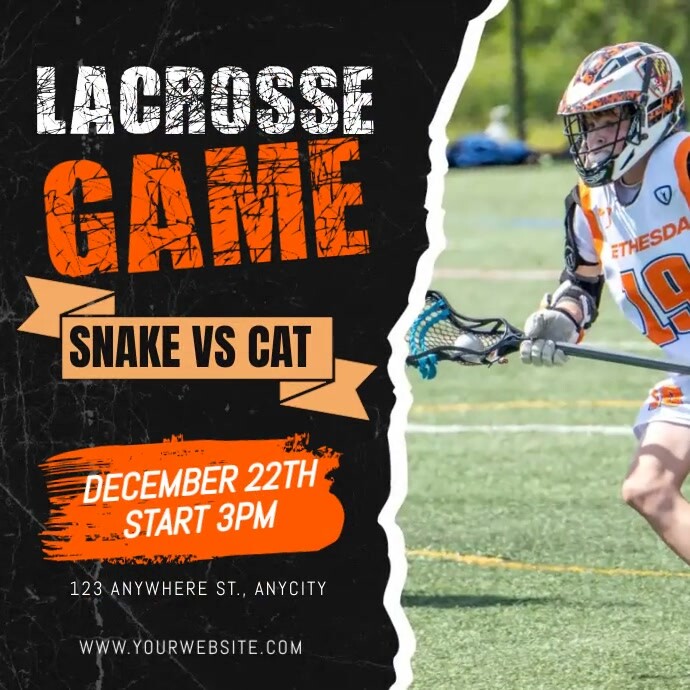 Lacrosse Game Template | PosterMyWall Lacrosse Game Template | PosterMyWall