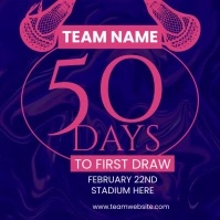 Lacrosse Game Instagram Plasing template