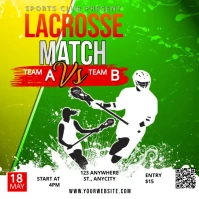 Lacrosse Game Instagram Post template
