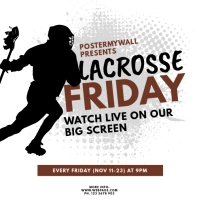 Lacrosse instagram event promo template