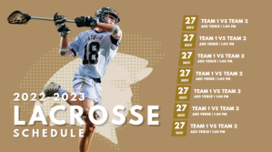 Brun Lacrosse Schedule Digitale Vertoning Template