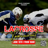 Lacrosse Tournament Instagram Post template