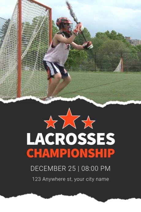 Lacrosses1 Template PosterMyWall