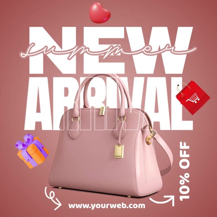 Ladies Bags Instagram Plasing template