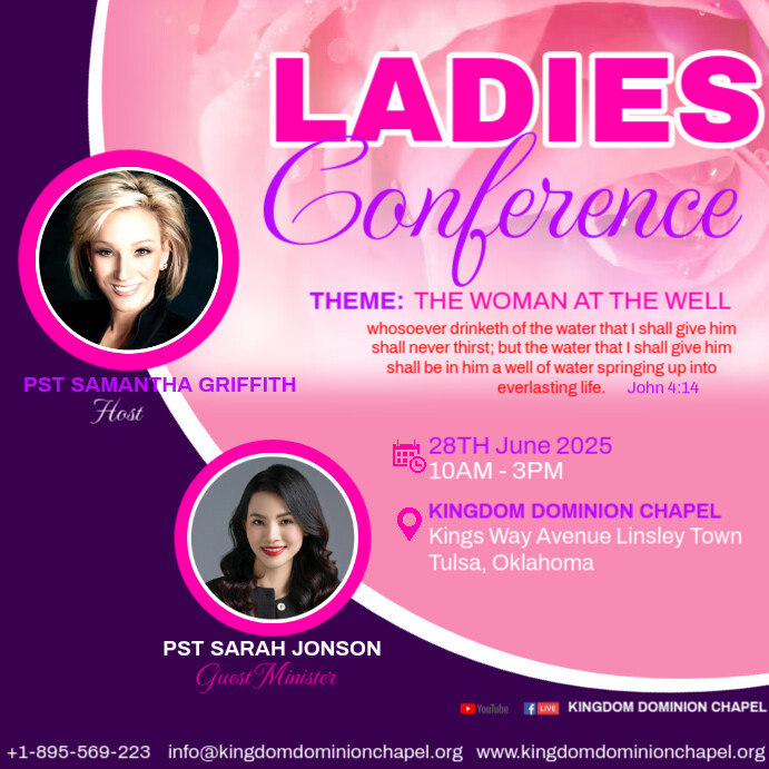 Ladies Conference Ad Template | PosterMyWall