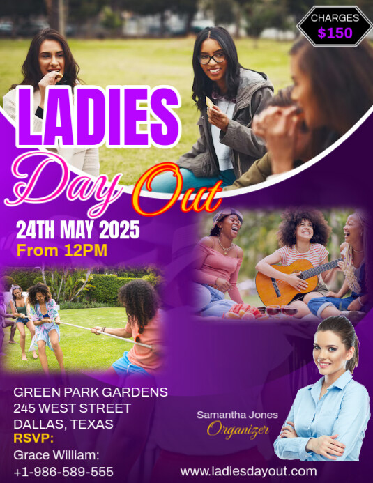 Ladies Day Out  Ad 传单(美国信函) template