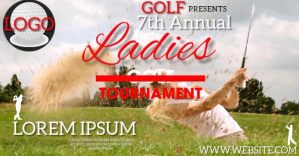 LADIES GOLF TOURNAMENT AD template