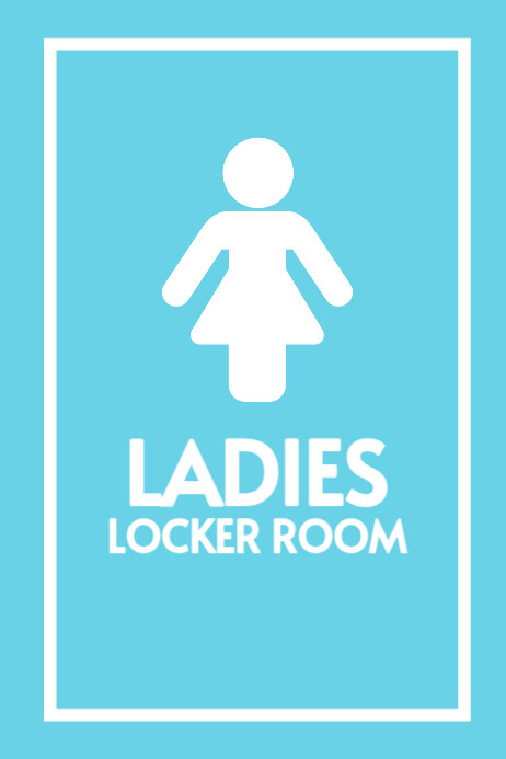 Ladies Locker Template PosterMyWall
