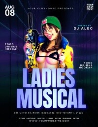LADIES MUSICAL Flyer (US Letter) template