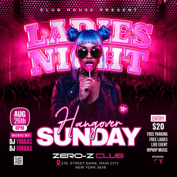 Copy of Ladies Night Club Party | PosterMyWall