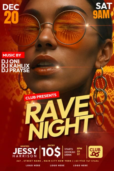 Ladies Night Club Party Template | PosterMyWall