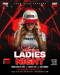 Ladies Night Club Party Instagram Portrait Video template