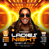 Ladies Night Club Party Instagram Post Video template