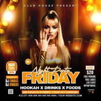 Ladies Night Club Party Instagram Post Video template