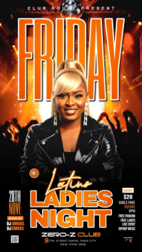 Ladies Night Event Instagram Story Video template