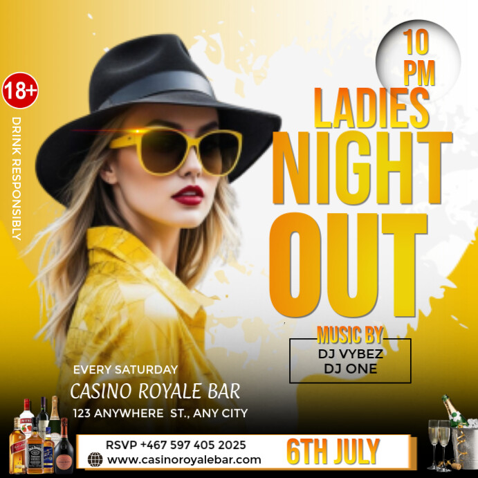 Copy of LADIES NIGHT OUT PARTY | PosterMyWall
