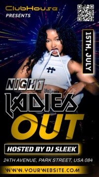 LADIES NIGHT OUT PARTY FLYER TEMPLATE Instagram Story
