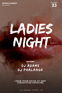 320 Ladies Night Customizable Design Templates Postermywall
