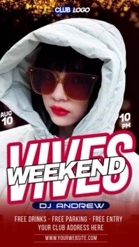 ladies night party graphics, Instagram Story template