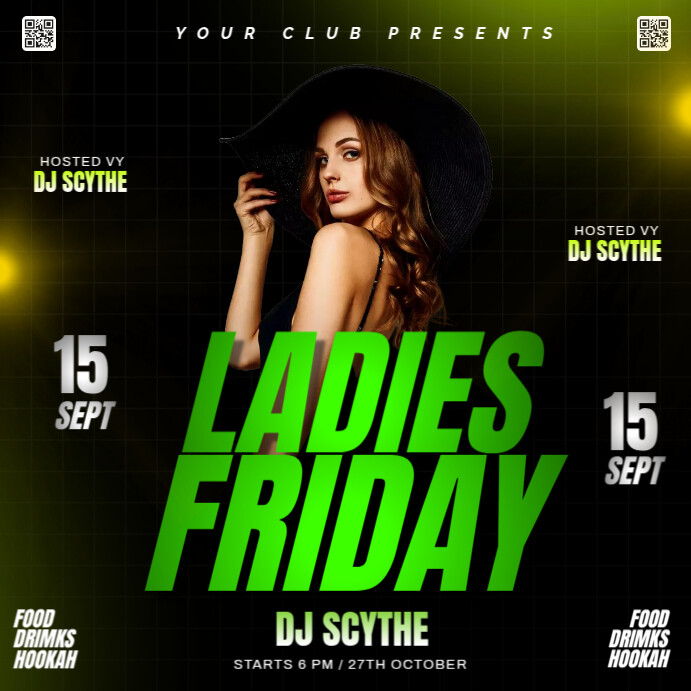 LADIES PARTY Instagram Post template