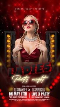 Ladies party instagram reel template