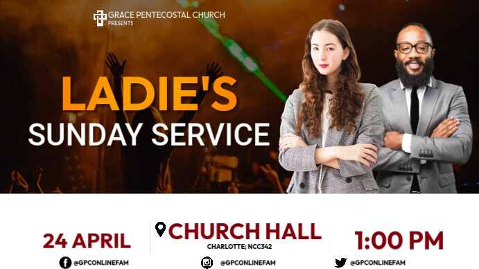 ladies service Apresentação (16:9) template