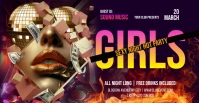 Ladies Sexy Night Ad Facebook Event Cover template
