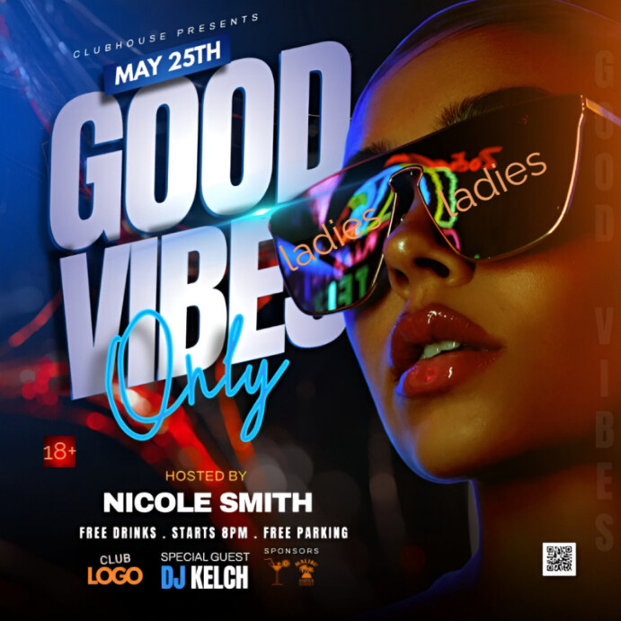 LADIES VIBES Instagram 帖子 template