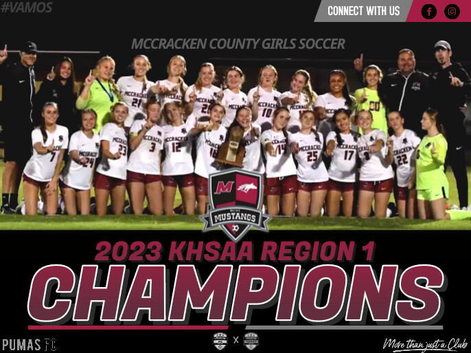 Lady Mustangs Champions 演示 template