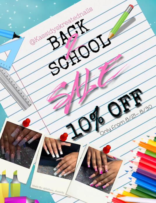 Laila M (1) Flyer (US Letter) template