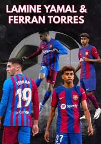 HWC Trading FR A4 Ferran Torres Barcelone Cadeaux Imprimé Signature Photo Pour Les Fans De Football Et Les Partisans De Football - A4 Framed HWC Trading FR A4 Ferran Torres Barcelone Cadeaux Imprimé Signature Photo Pour Les Fans De Football Et Les Partisans De Football - A4 Framed