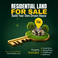 Vert Real Estate Sale Square Template