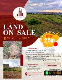 Plots land on sale advertisement promotion online social media post ...