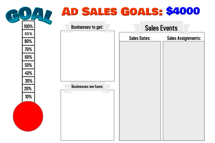 Landscape ad sales goal Template | PosterMyWall