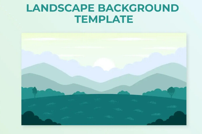 Landscape Graphic Design Templates Landscape Company Profile Brochure